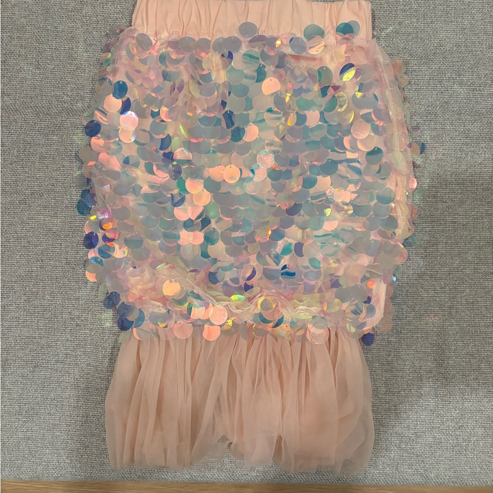 Lola + The Boys Iridescent Mermaid Sequin Skirt/Cover-Up - Picture 5 of 5